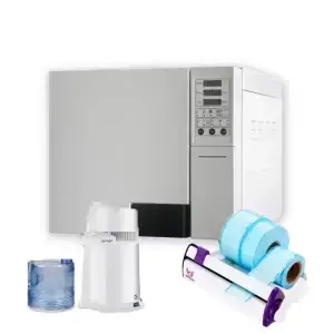 Pachet autoclav WOSON Tanda Steri 23L, Sigilator si Distilator